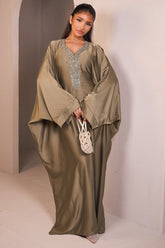 Special Abaya mit Perlen