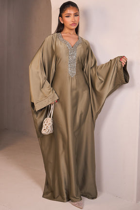 Special Abaya mit Perlen