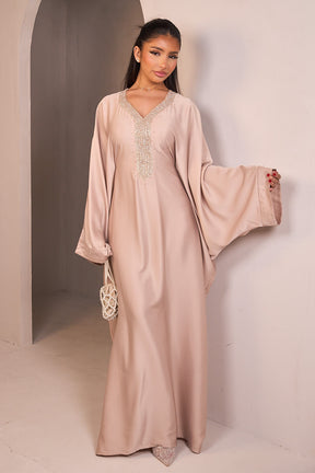 Special Abaya mit Perlen