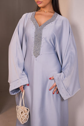 Special Abaya mit Perlen